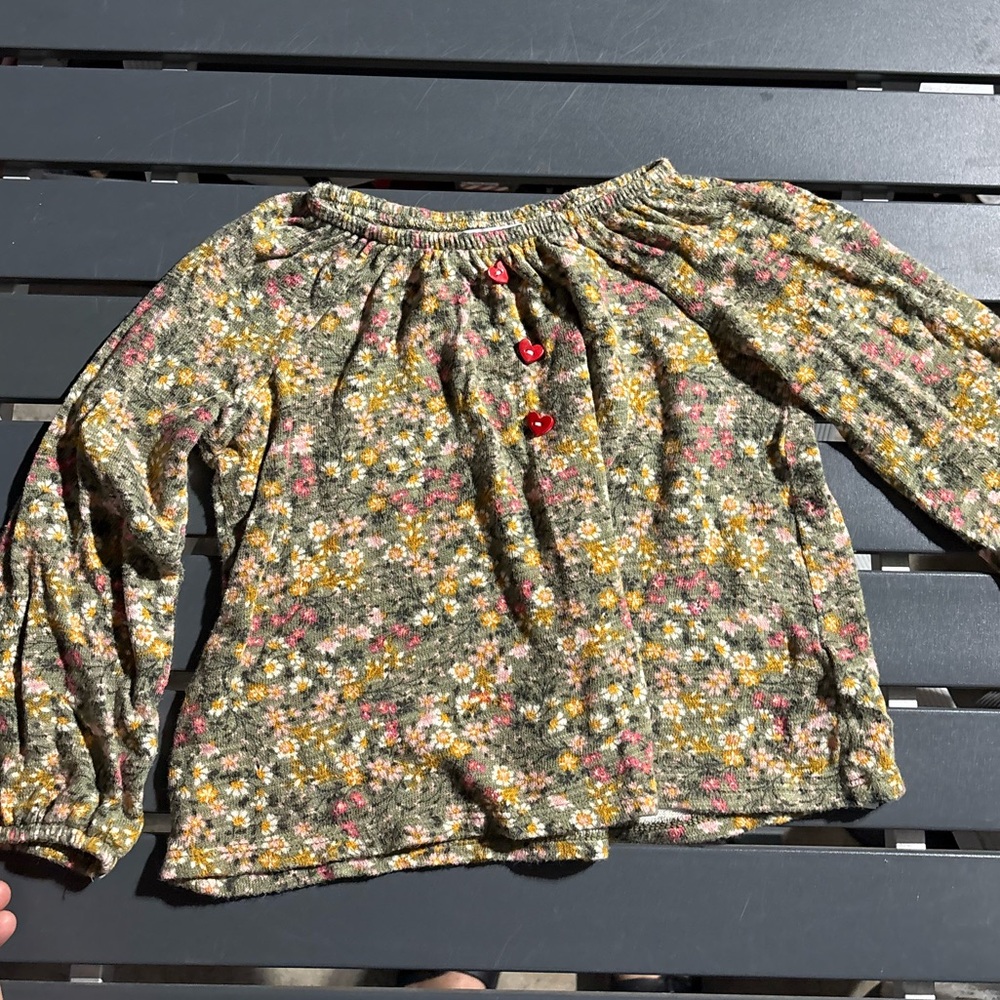Old Navy girls floral top